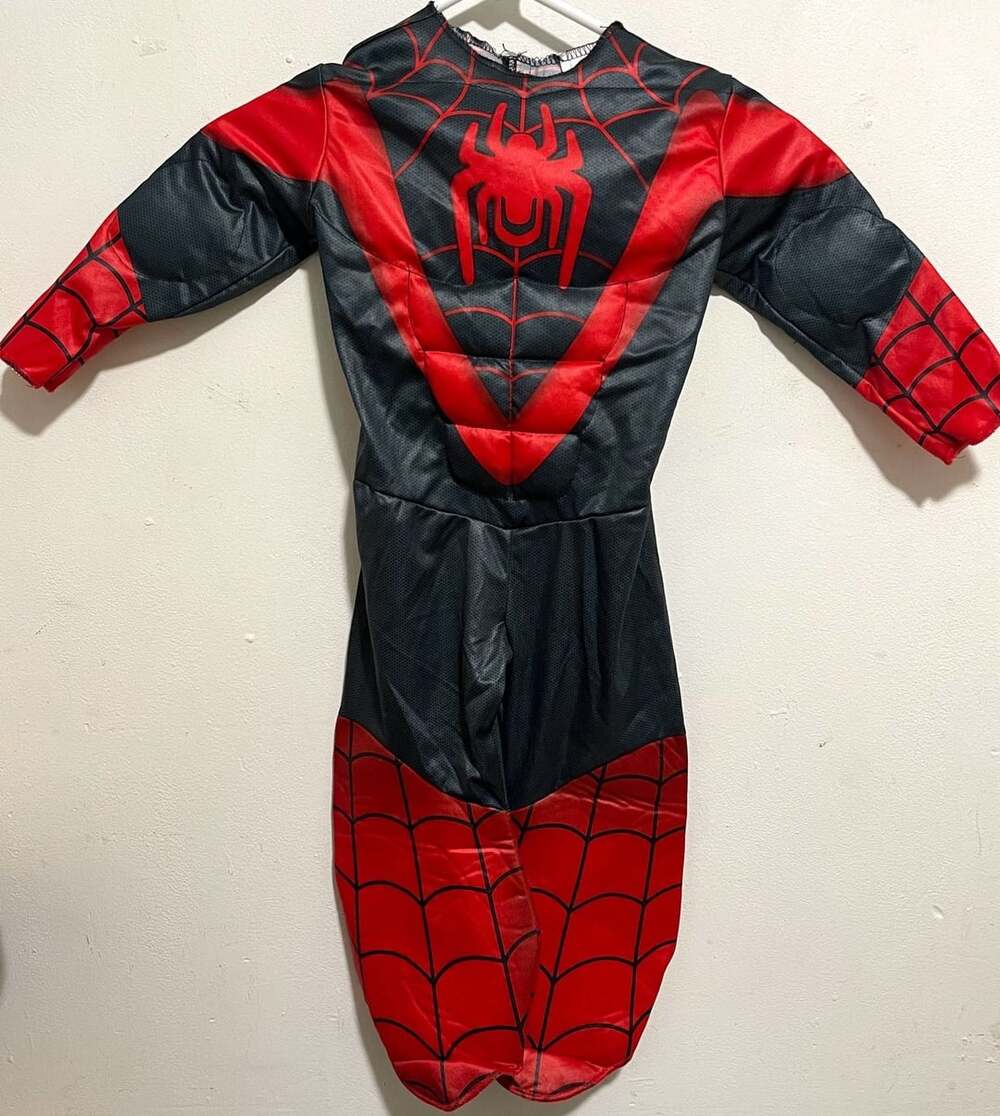 Marvel Miles Morales Spider-Man Costume Size 2T-3T